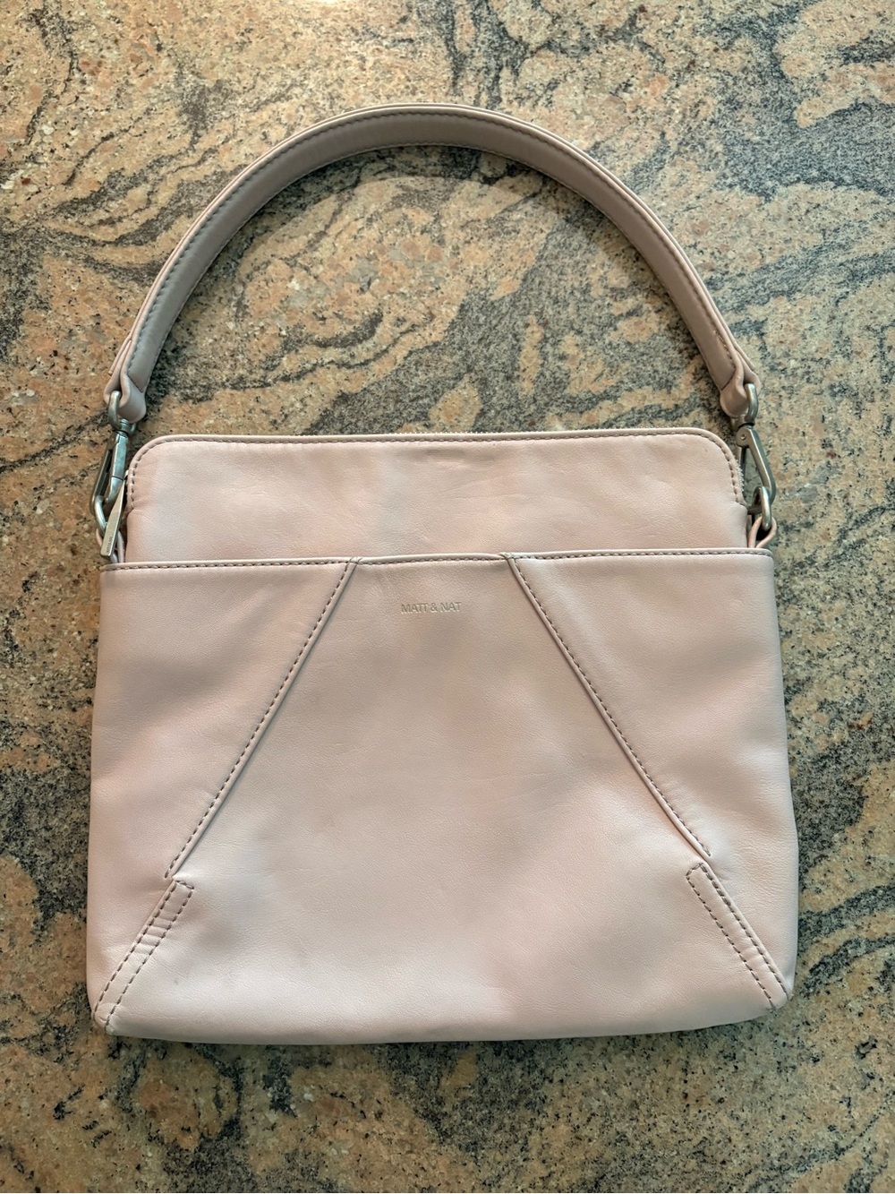 Matt & Nat Pale Blush Shoulder Bag